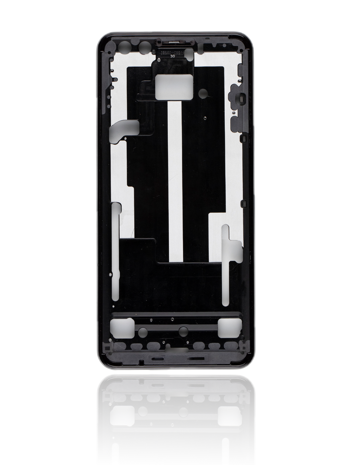 Mid-Frame Housing For Google Pixel 3 (Black) - replacement part additional angle