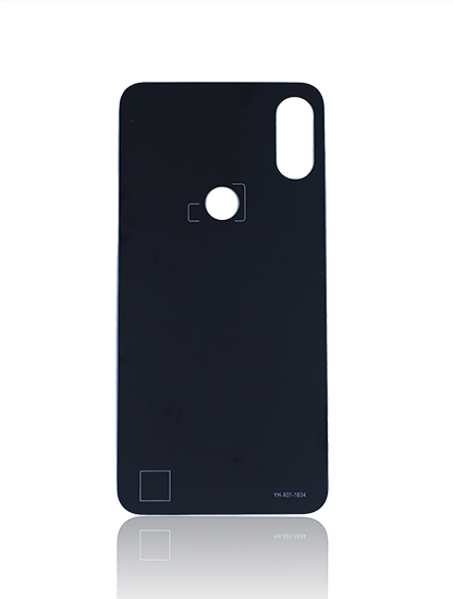 Back cover Glass For Motorola One (XT1941 / 2018) / Moto P30 (XT1943 / 2018) (Black) - Motorola replacement part - product image 2 - SKU 107082061928