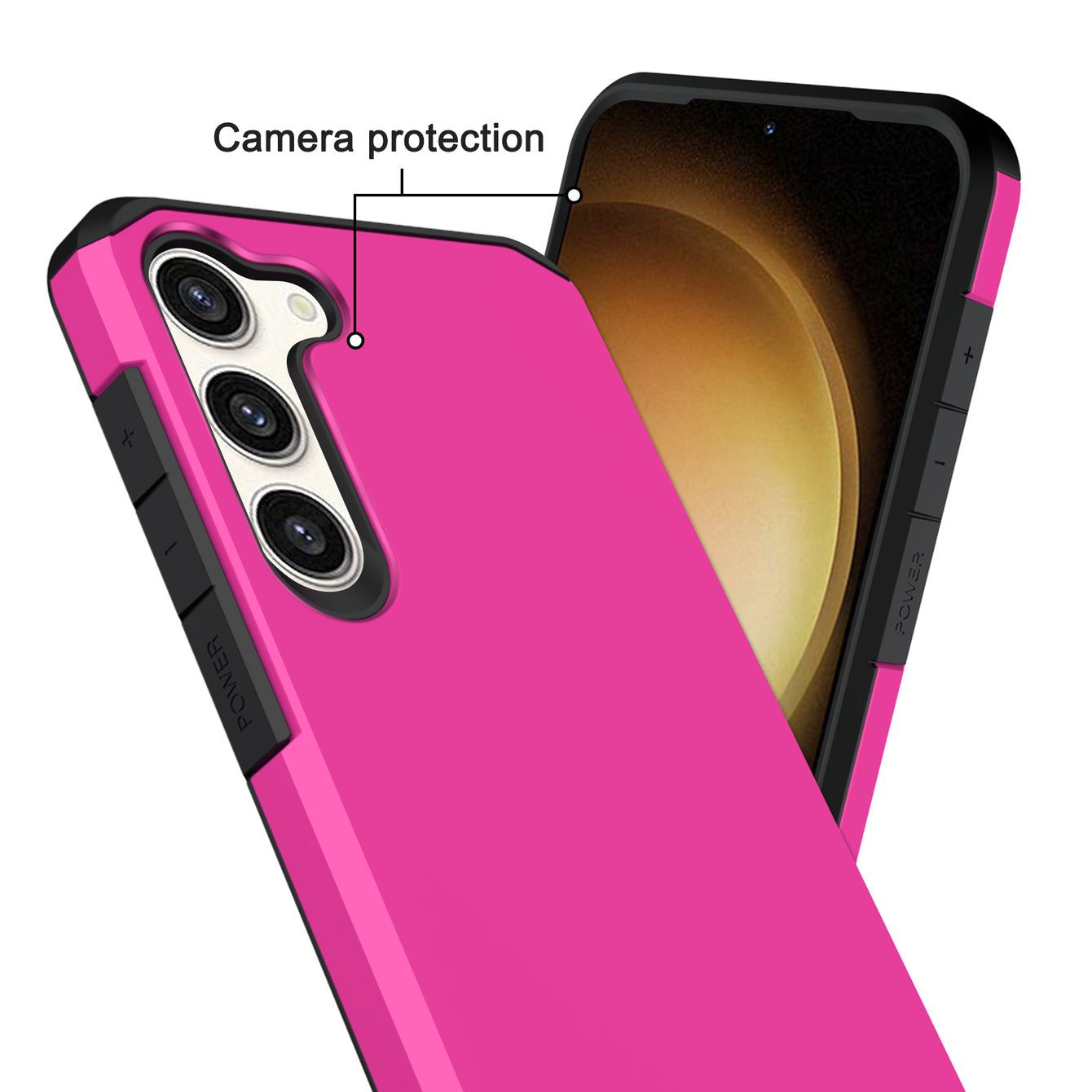 Slim Armor Protective Pink Case for Samsung A14 5G