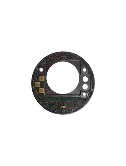 Back Camera Lens Bracket And Flash Defuser For Motorola Moto Z Play Droid (XT1635 / 2016) (Black) - Motorola replacement part, alternate repair part view, SKU 107082031454