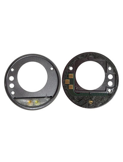 Back Camera Lens Bracket And Flash Defuser For Motorola Moto Z Play Droid (XT1635 / 2016) (Black) - Motorola replacement part, component detail view, SKU 107082031454