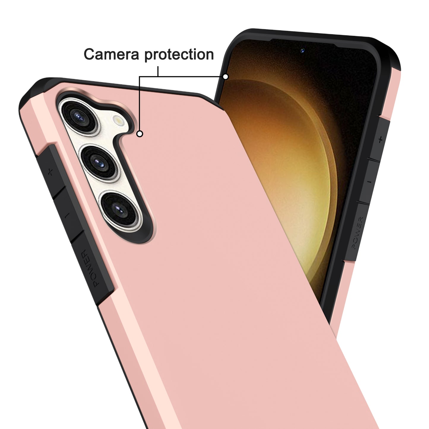 Slim Armor Protective Rose Gold Case for Samsung A54 5G