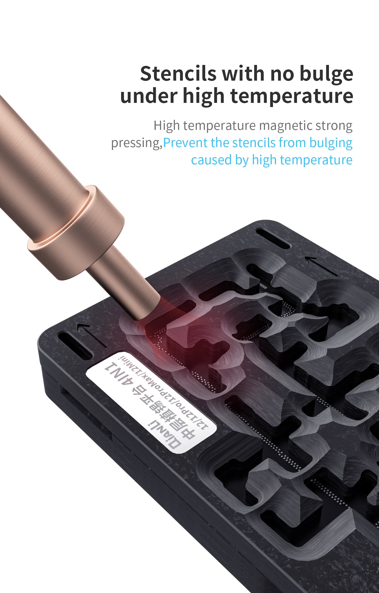 Middle Frame Reballing Platform For iPhone 12 / 12 Mini / 12 Pro / 12 Pro Max (Qianli)