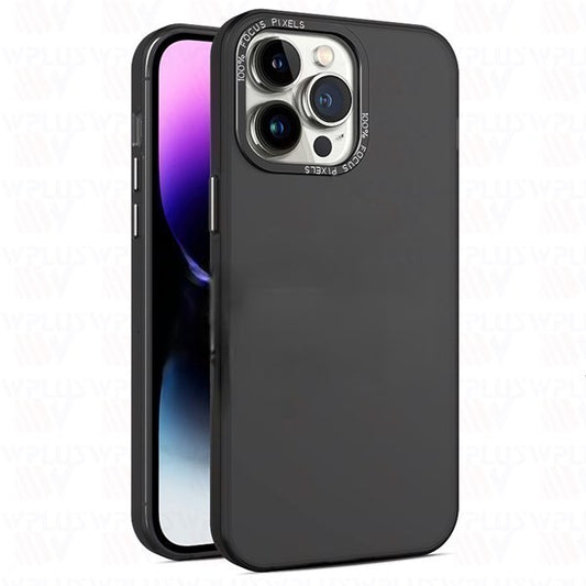 No Logo Silicone Case iPhone 15 Pro Max (Black)