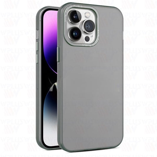 No Logo Silicone Case iPhone 15 Pro Max (Grey)