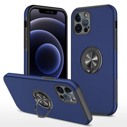 Hybrid Ring Case for iPhone 15 Pro Max Blue