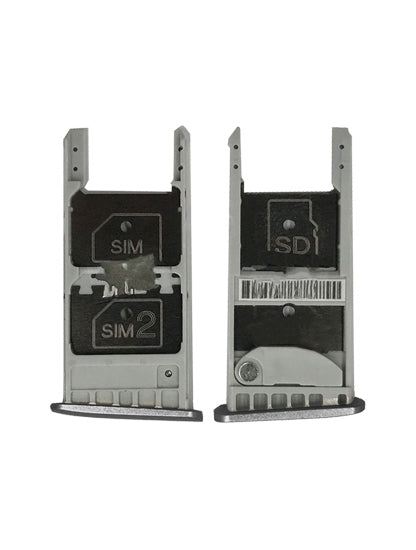 Sim Card Tray For Motorola Moto Z Play Droid (XT1635 / 2016) (Silver) - Motorola replacement part, alternate repair part view, SKU 107082031410