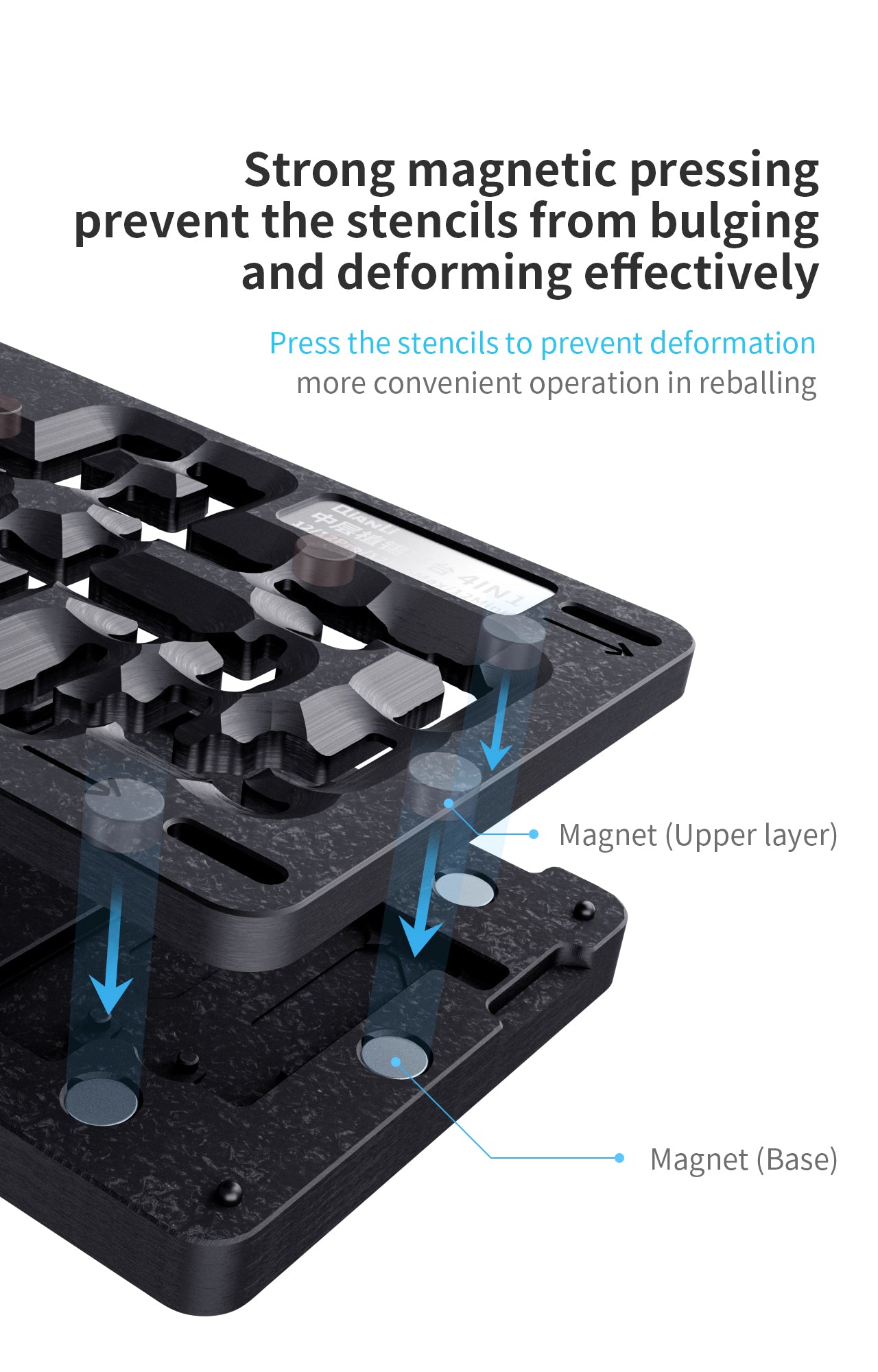 Middle Frame Reballing Platform For iPhone 12 / 12 Mini / 12 Pro / 12 Pro Max (Qianli)