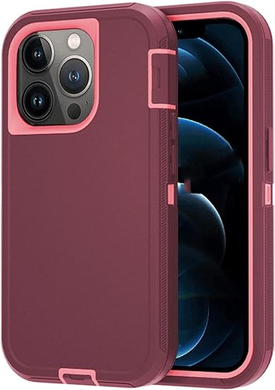 Defender Case for Apple iPhone 15 Pink Rose