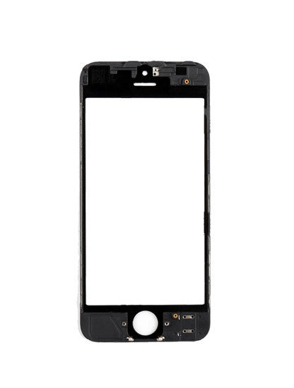 3 in 1 (Front Glass + Frame + OCA Pre-Installed) For iPhone 5 (2 Pack) (Black)