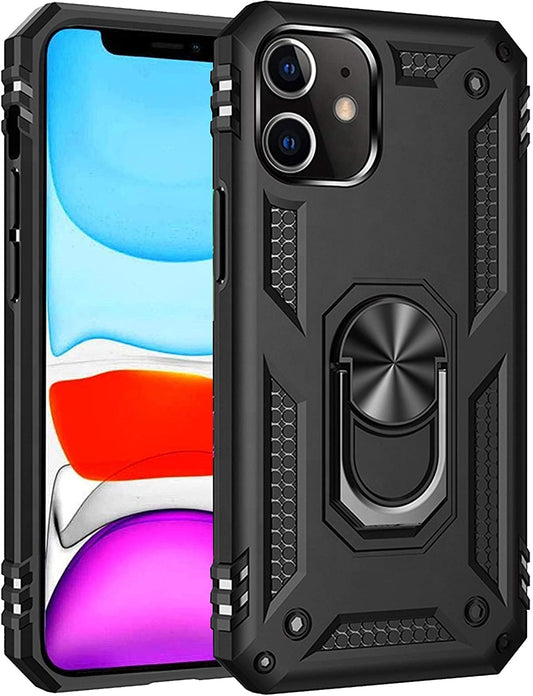 Hybrid Ring Case for iPhone 12 Black
