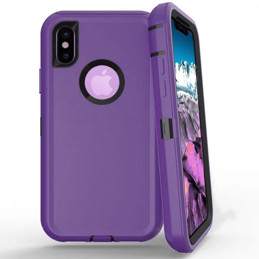 Defender Purple Case for iPhone XR