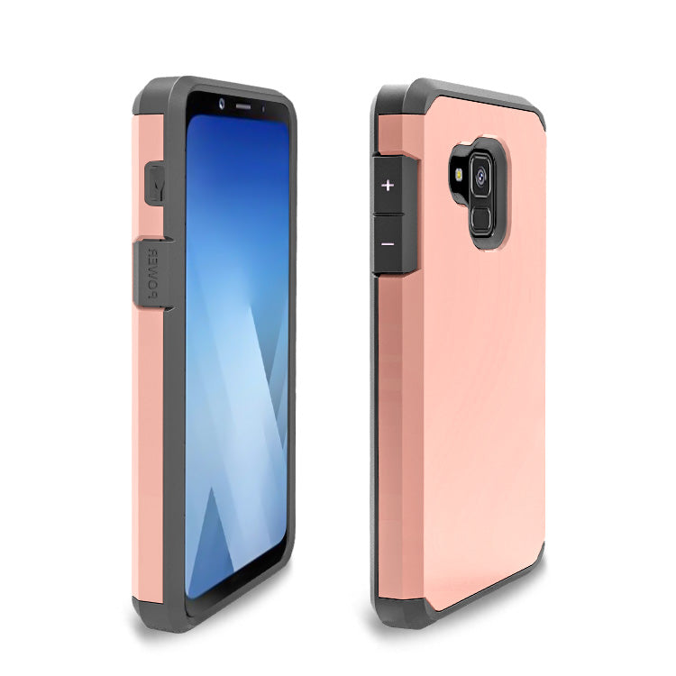 Slim Armor Protective Rose Gold Case for Samsung A8 (2018)