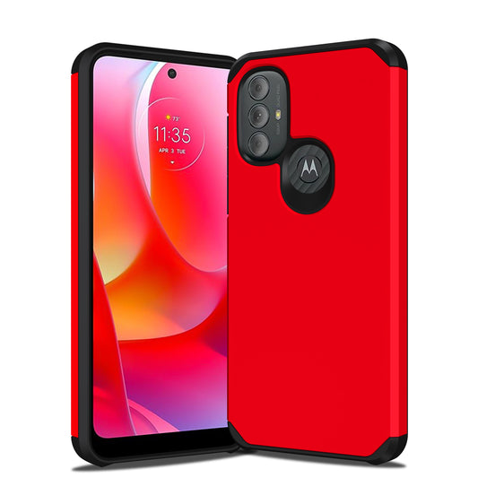 Slim Armor Protective Red Case for Motorola G PURE