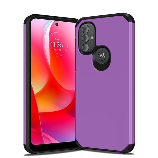 Slim Armor Protective Purple Case for Motorola G PURE