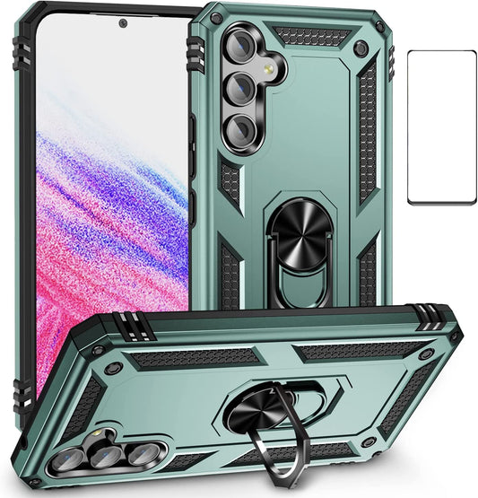 GREEN Hybrid Ring Case for Samsung A54 5G