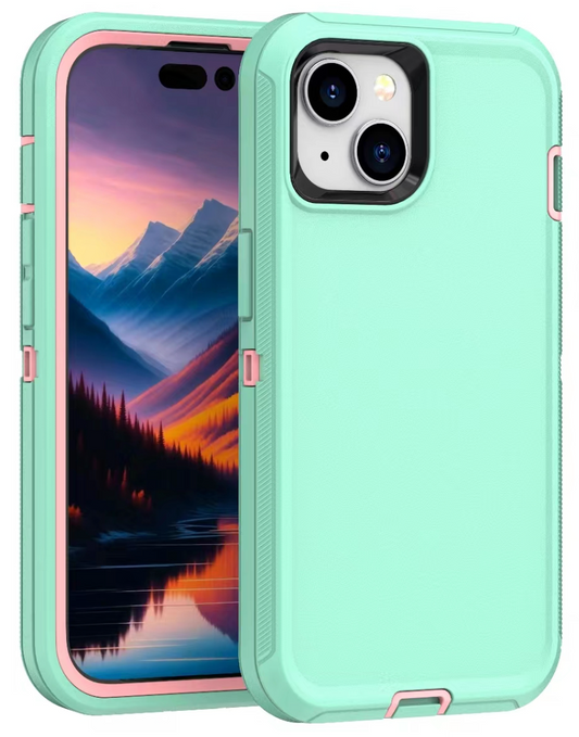 Defender Mint Case for iPhone 15 Plus