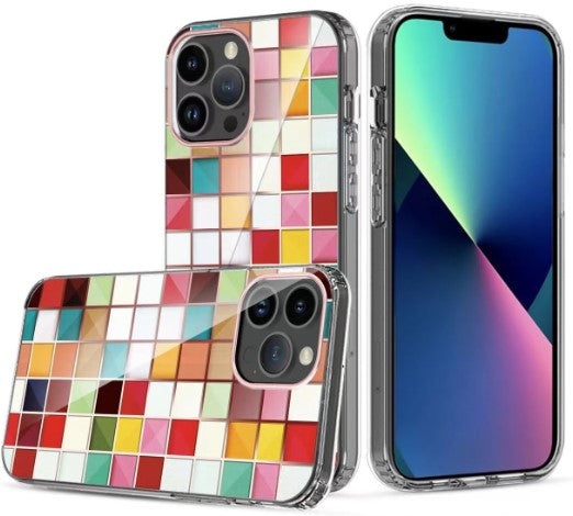 Clear Graphic Case (Square) for iPhone 15