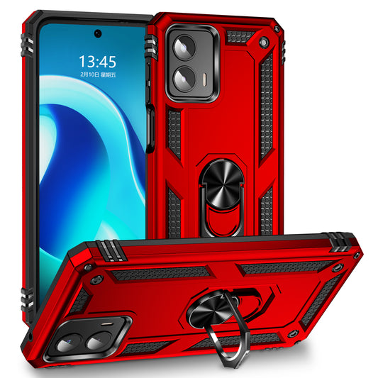 Red Hybrid Ring Case for Motorola G 5G 2023