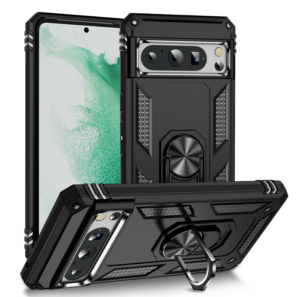 Hybrid Ring Black Case for Pixel 8 PRO