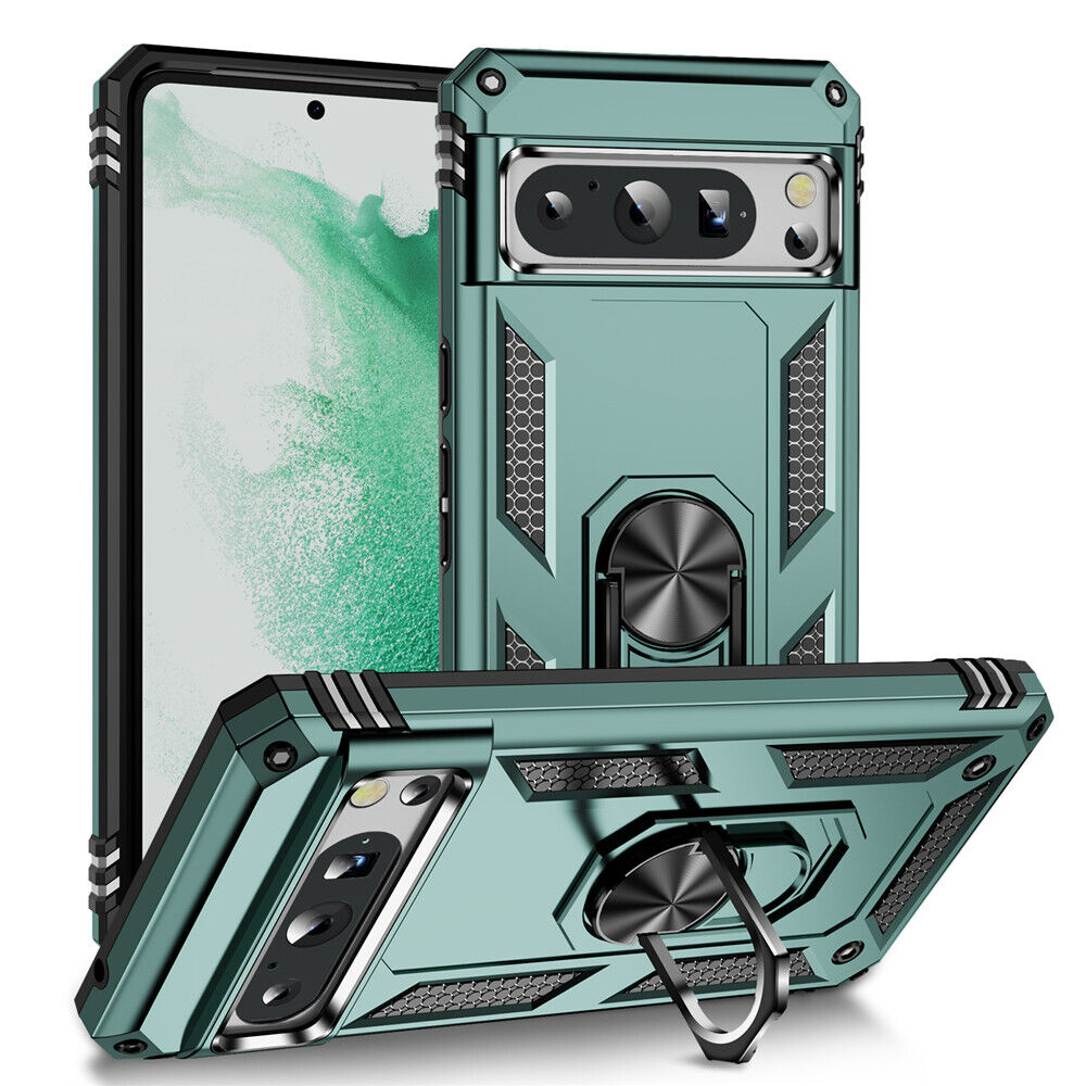 GREEN Hybrid Ring Case for Google Pixel 8 PRO