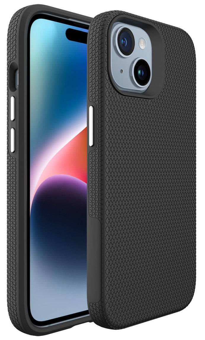 TriTex Case for iPhone 15 Plus Black