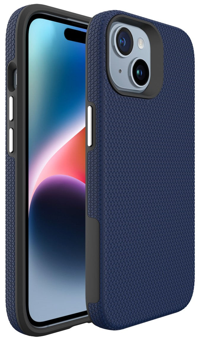 TriTex Case for iPhone 15 Navy Blue