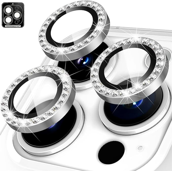 Silver CAMERA Protector for iPhone 14 PRO MAX