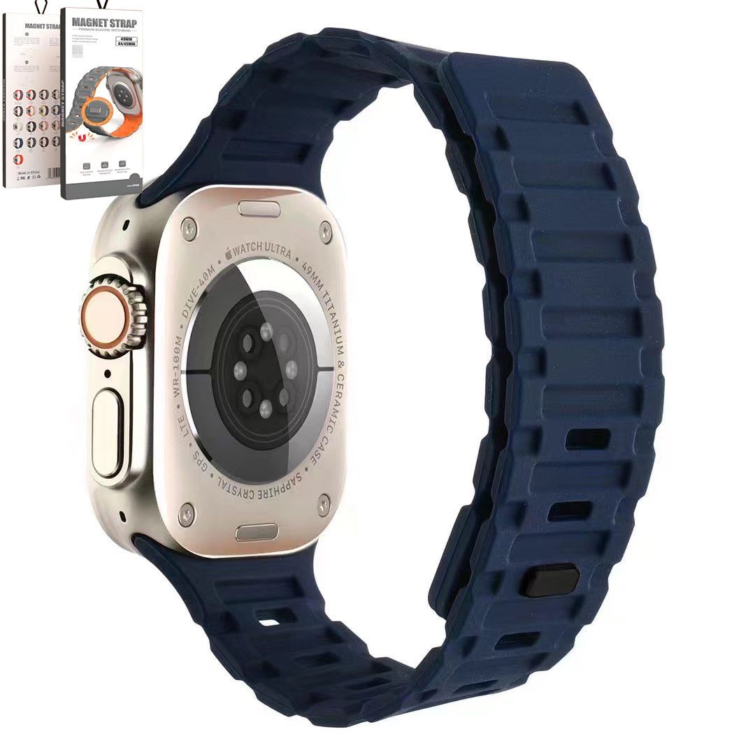 NAVY MAGNETIC STRAP W/CLIP - 38/40/41 MM