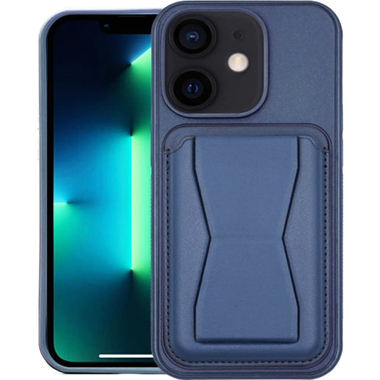 NAVY CARD & STAND CASE IP 11