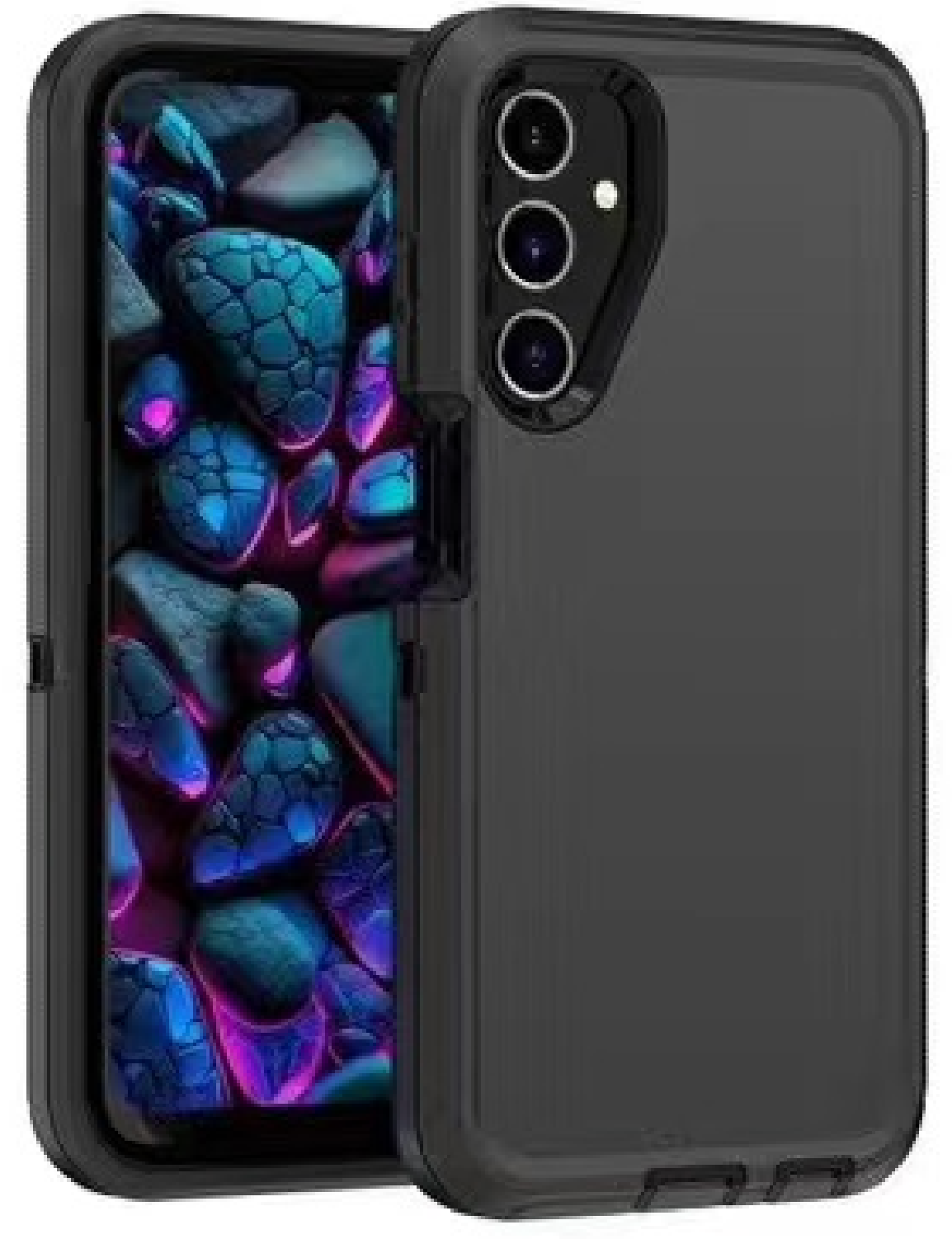 Defender Black Case for Samsung S23 FE