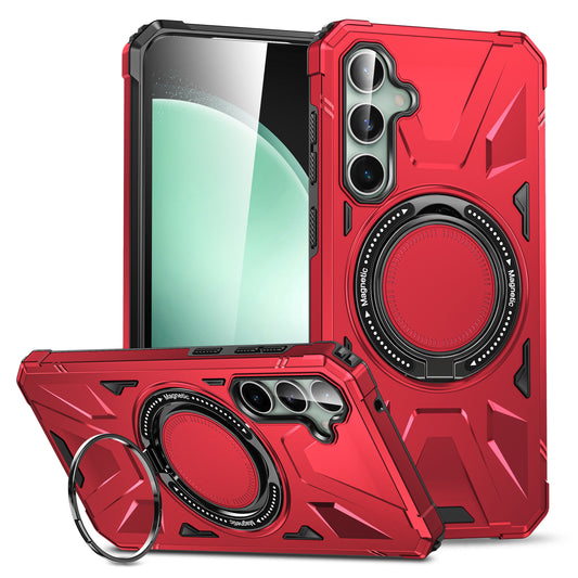 Red Back Case With Ring Magsafe Case S23 FE