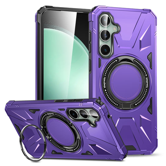 Purple Back Case With Ring Magsafe Case S23 FE