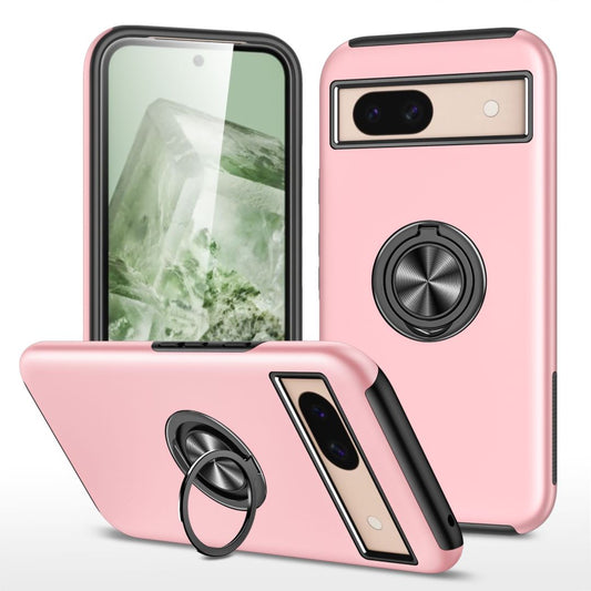 Hybrid Ring Case for Google pixel 8 Rose Gold