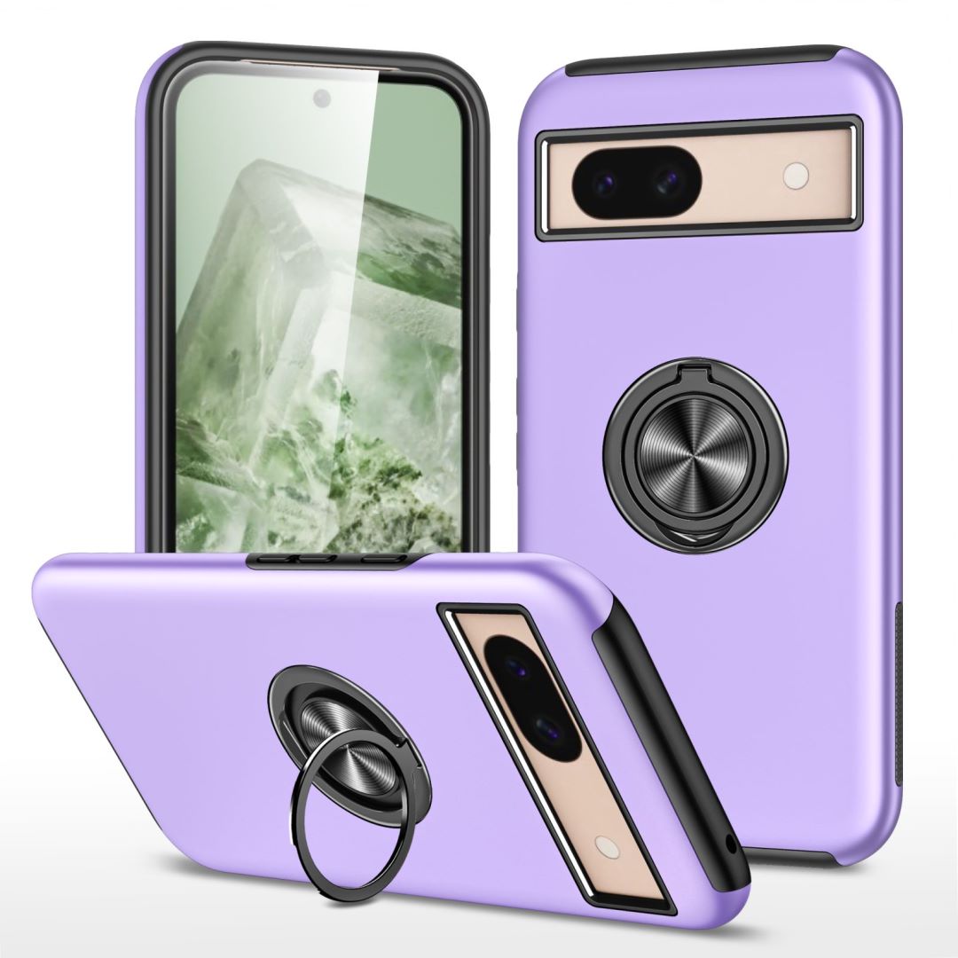 Hybrid Ring Case for Google PIXEL 8 Purple