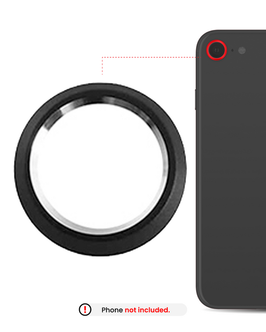 Back Camera Bezel Ring Only For iPhone 8 (Space Gray) (10 Pack)