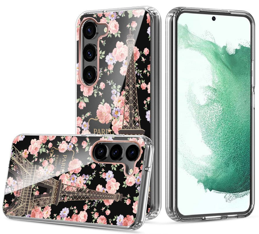 Graphic Clear Case for Samsung S24 (EIFFEL TOWER)
