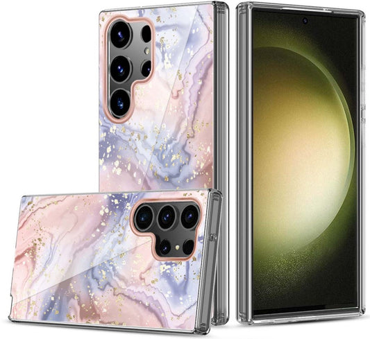 Graphic Clear Case for Samsung S24 Ultra (MULTI MARBLE)