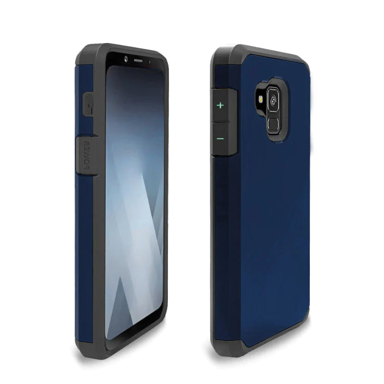 Slim Armor Protective Navy Blue Case for Samsung A8 (2018)