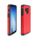 Slim Armor Protective Red Case for Samsung A8 (2018)