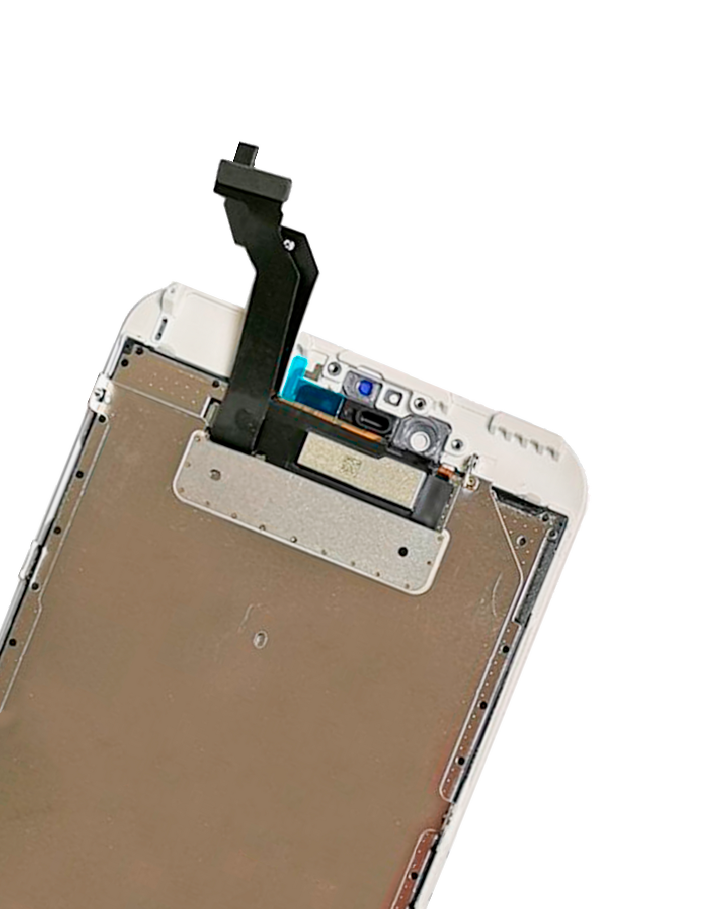 LCD Assembly With Steel Plate For iPhone 6S Plus (Aftermarket Pro: XO7 Incell) (White)