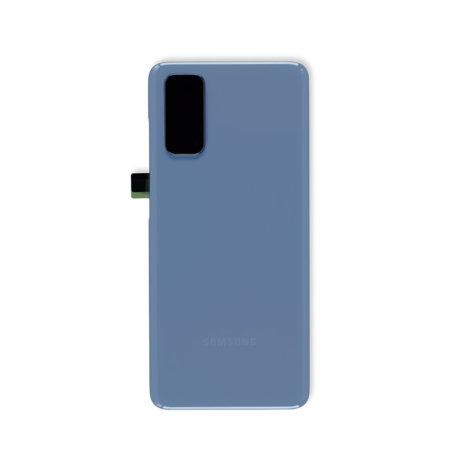 Back Cover Glass With Camera Lens For Samsung Galaxy S20 (Service Pack) (Cloud Blue)