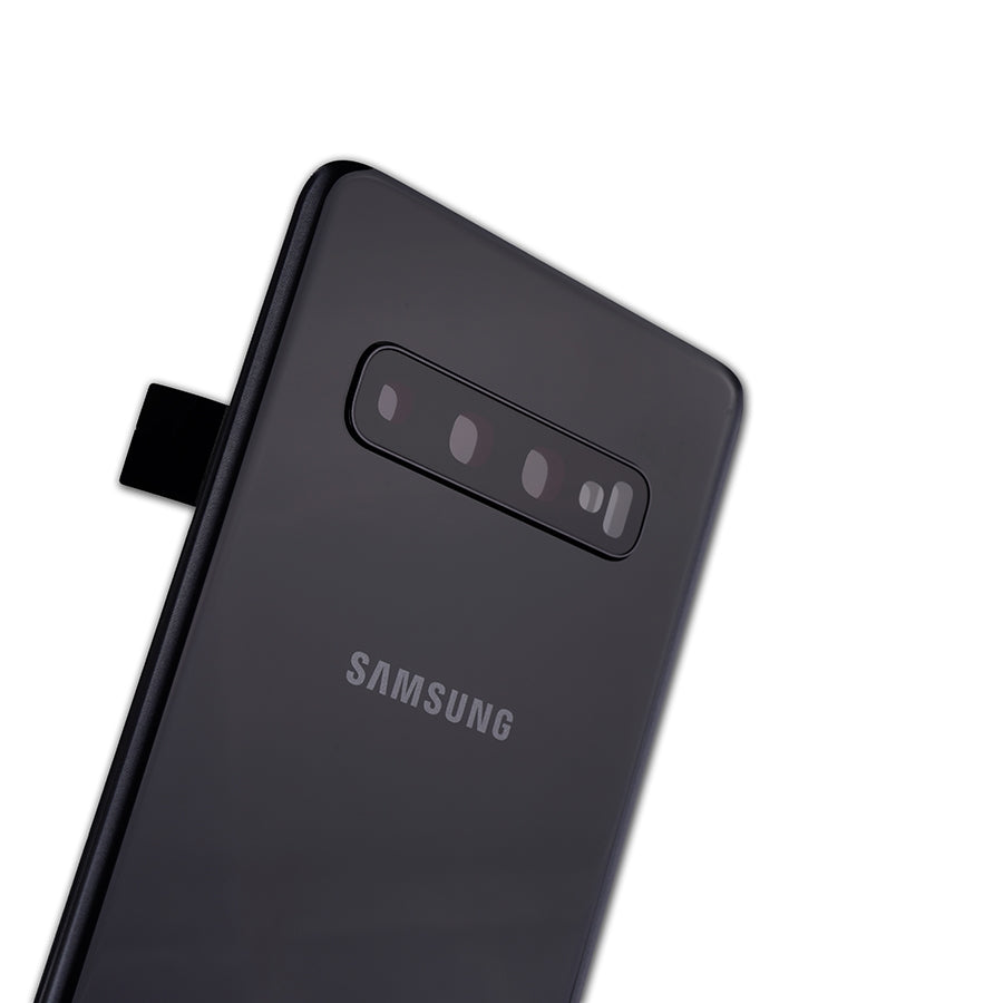 Back cover Glass With Camera Lens For Samsung Galaxy S10 (Service Pack) (Prism Black)