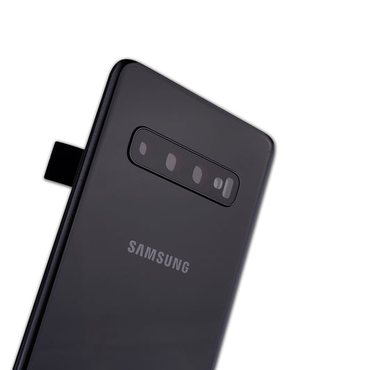 Back cover Glass With Camera Lens For Samsung Galaxy S10 (Service Pack) (Prism Black)
