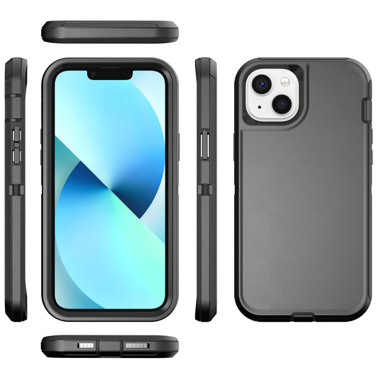 Defender Black Case for iPhone 14 PLUS