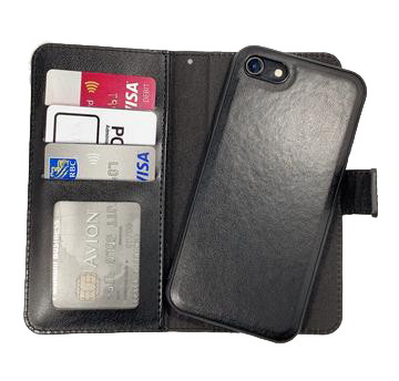 Black Magnetic Wallet Case Leather For Samsung NOTE 10