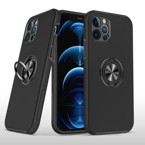 Hybrid Ring Case for iPhone 14 PRO MAX Black
