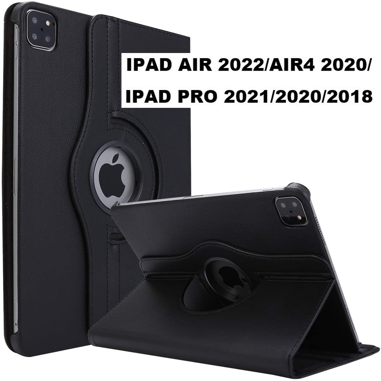 BLACK IPAD AIR (2022) 360 ROTATING CASE