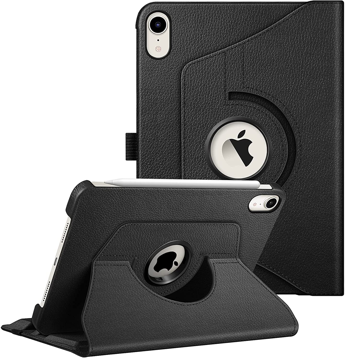 BLACK IPAD MINI 6 360 CASE
