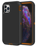 Defender Black and Orange Case for iPhone 13 PRO MAX